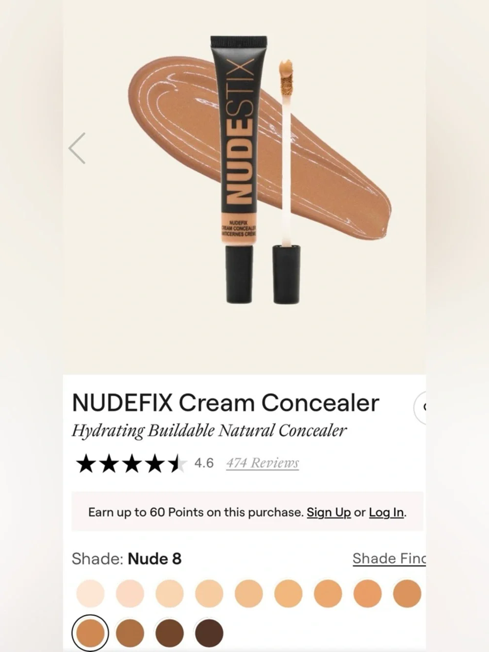 NUDEFIX Cream Concealer Hydrating Buildable Natural Concealer. Choose your color